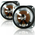 Pair of 4 inch 30W Full Range Mylar Weatherproof Chassis Speakers