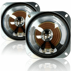 Pair of 4 inch 30W Full Range Mylar Weatherproof Chassis Speakers