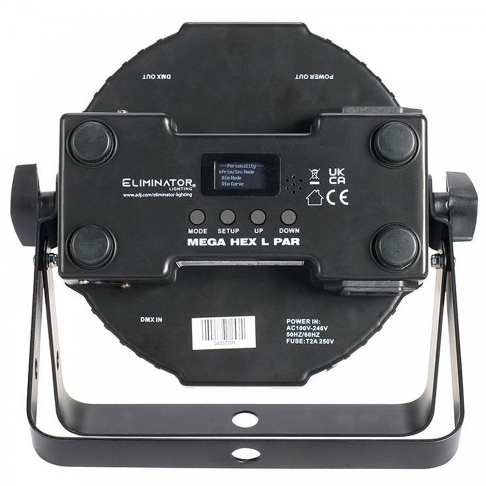 Mega HEX L Par Six Colour LED Can 4 x 20w
