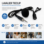 Lapel / Lavalier Microphone For Wireless Systems QU4 HU6 QRPA QXPA DT50