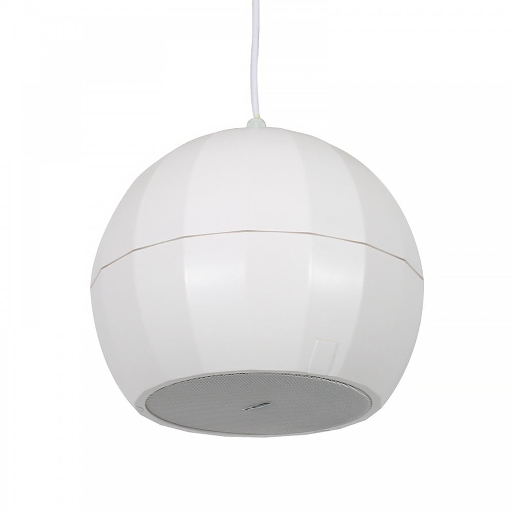 White 100v Line Pendant Speaker