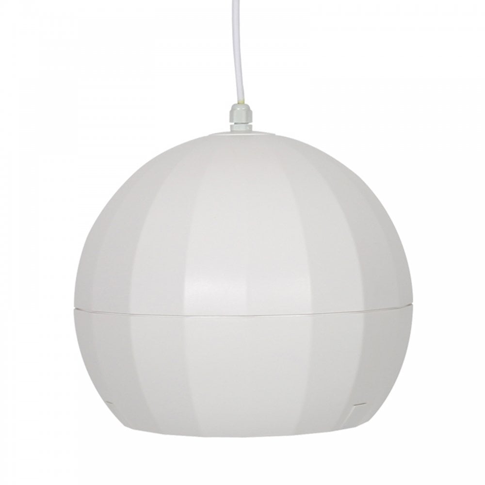 White 100v Line Pendant Speaker