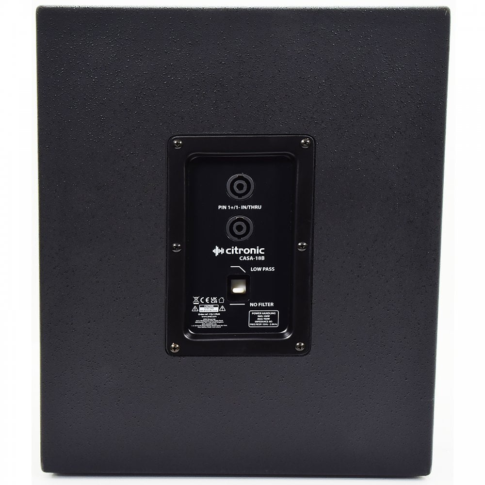CASA Passive Bass Speaker 18" 600w