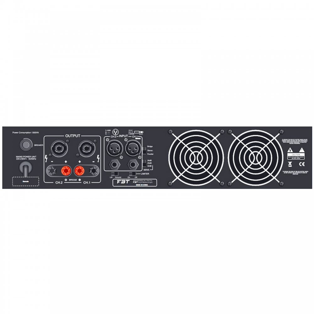 AX 1200 Stereo Power Amplfier 1200w RMS