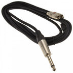Classic Audio Lead 6.3mm Mono Jack - 2 RCA Plugs 3.0m