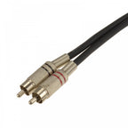 Classic Audio Lead 6.3mm Mono Jack - 2 RCA Plugs 3.0m