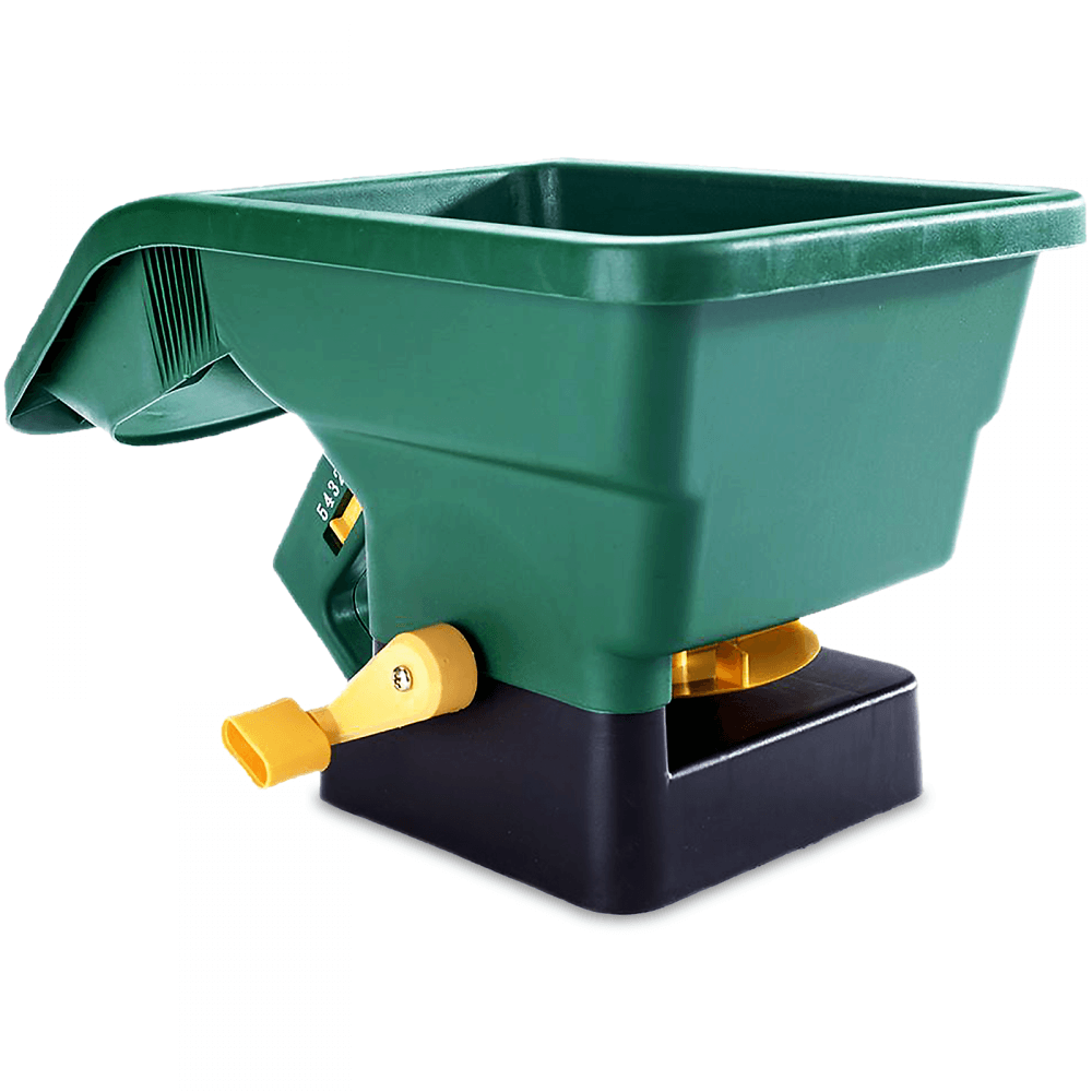 Adjustable Handheld Seed and Salt Spreader