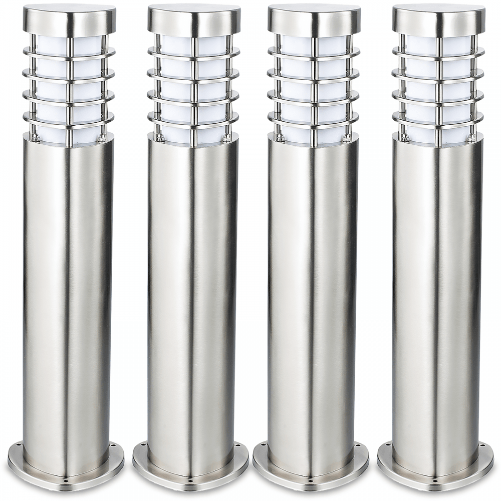Stainless Steel Garden Post Set Interchangeable Bulb