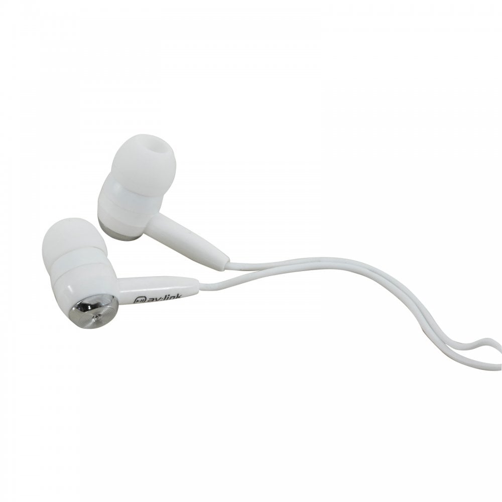 EC9W Stereo Earphones Ultra Lightweight White