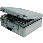 Silver Euro Style CD Case Holds 96 CDs