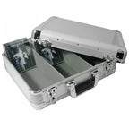 Silver Euro Style CD Case Holds 96 CDs