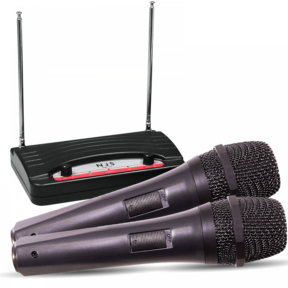 NJS240 VHF Wireless Radio Microphone System 173.8 / 174.5