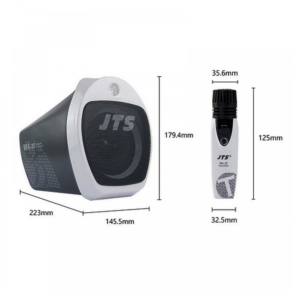 Portable Public PA Speaker System UHF Wireless