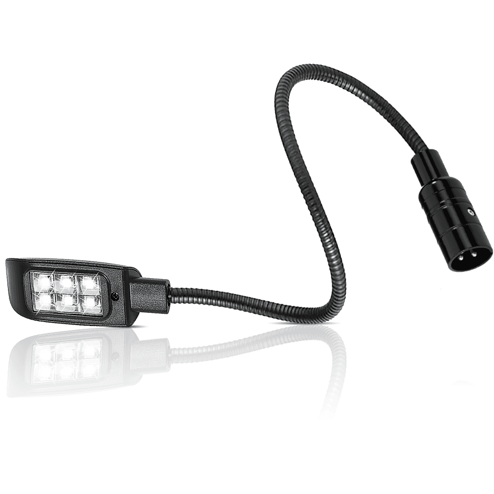 LED Gooseneck Lamp For Mixers 12V XLR Connector 440mm