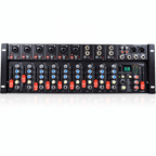 CSR-63 19 inch Rack Mountable Mixer 9 Channel with Effects