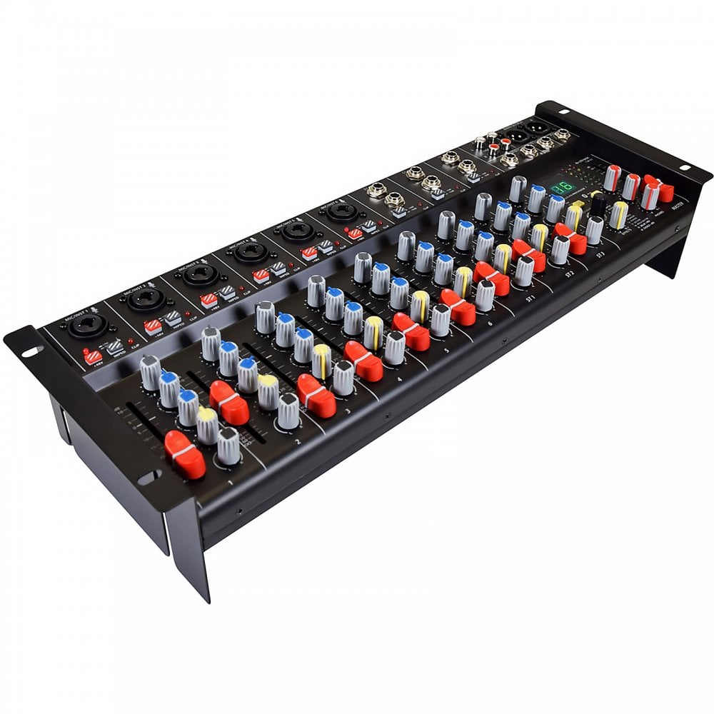 CSR-63 19 inch Rack Mountable Mixer 9 Channel with Effects