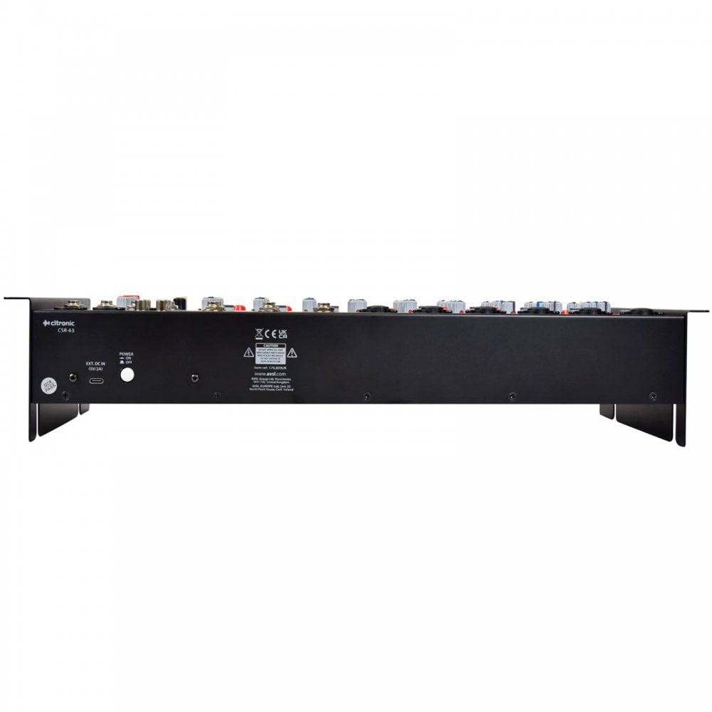 CSR-63 19 inch Rack Mountable Mixer 9 Channel with Effects