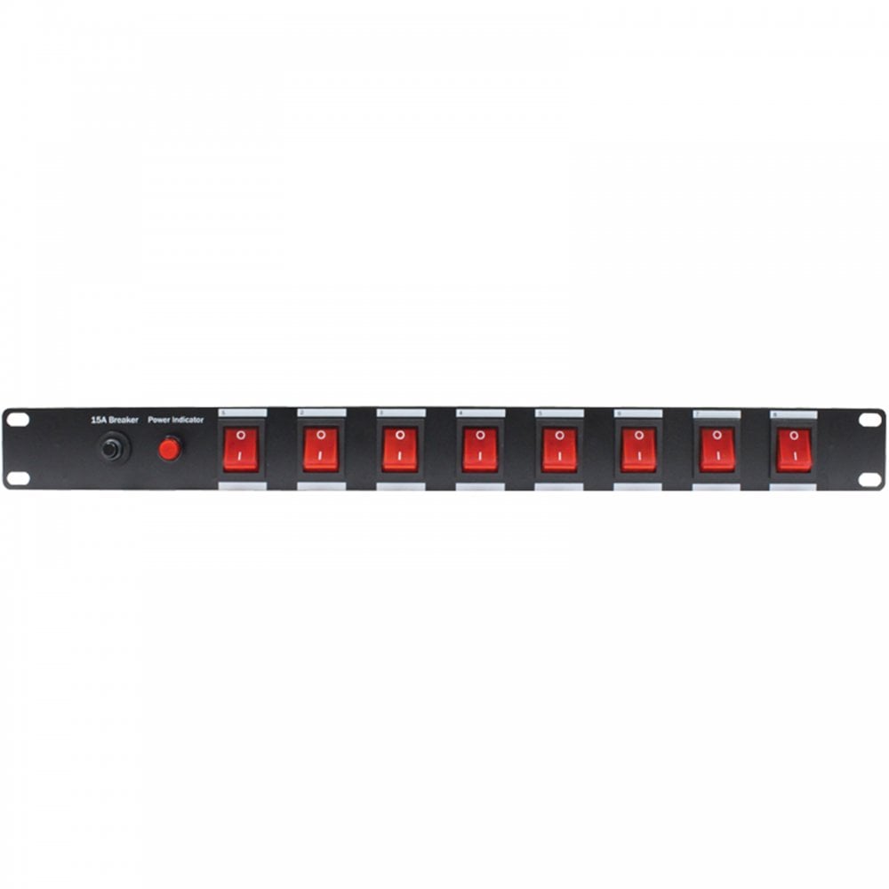 PC-08 Power Panel 8 Switch Control IEC Connection 10A Per Channel