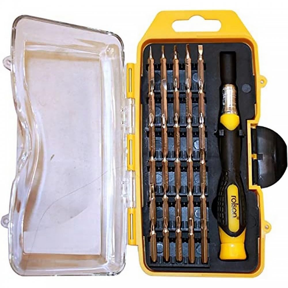 31 Piece Precision Screwdriver Set Including Clip Lock Case