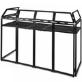 Pro DJ Booth System 2M Wide Black White Scrims inc Case