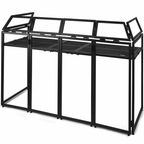 DJ Booth Pro XL System with Black White Scrims inc Case
