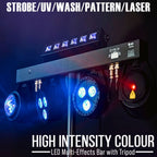Multi-Bar LED Multi-Effects Bar with Tripod and Cases