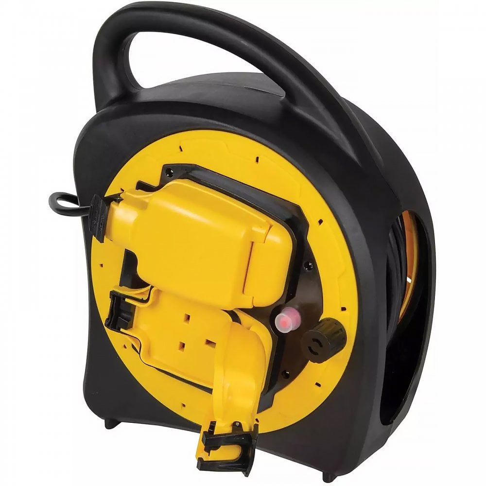 25m 2 UK Mains Socket 13A Weatherproof Cable Reel