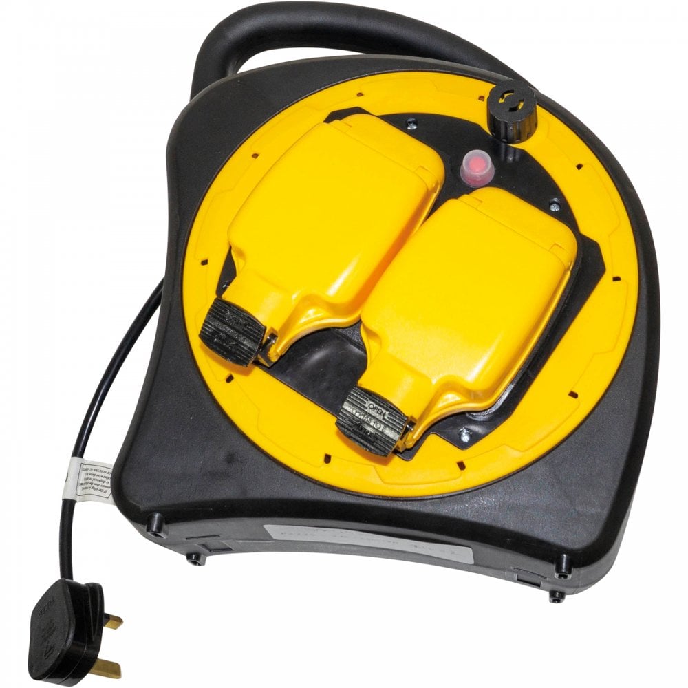 25m 2 UK Mains Socket 13A Weatherproof Cable Reel