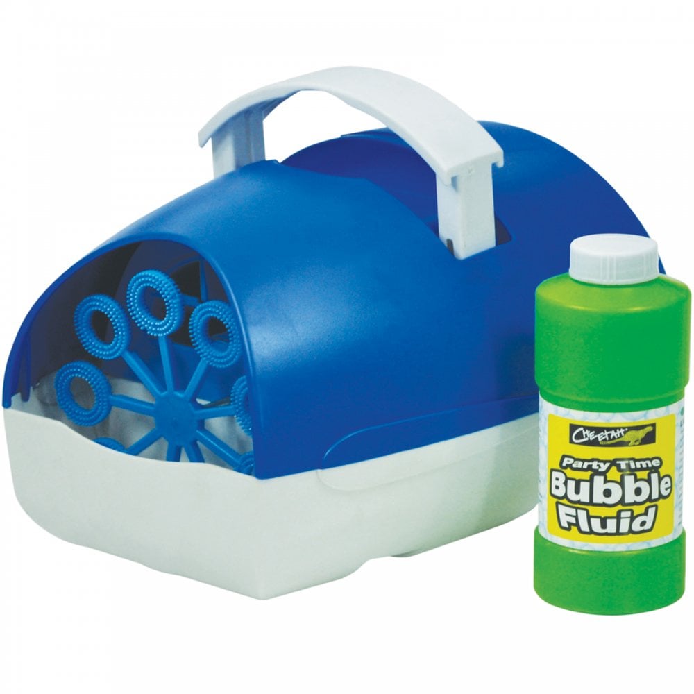 Blue Party Bubble Battery Machine Including Fluid