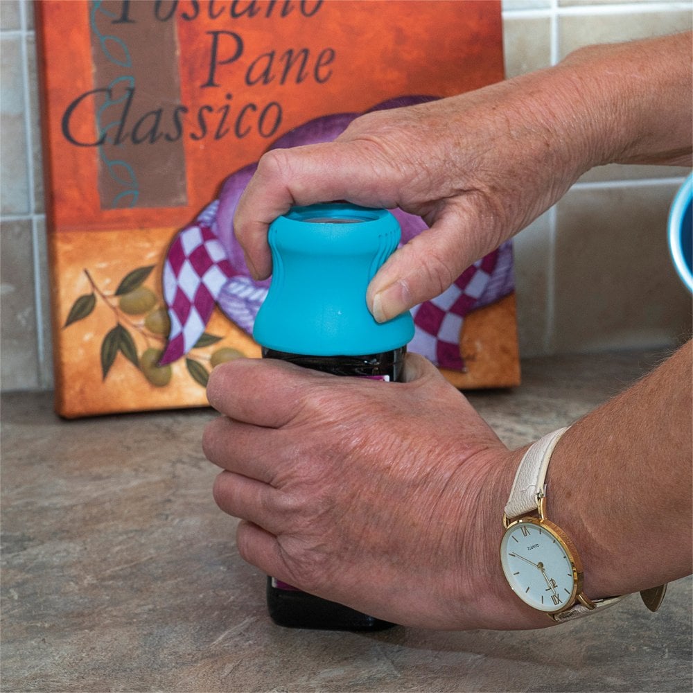 Pair Of Handy Pill Medicine Bottle Opener with 4x Magnifier