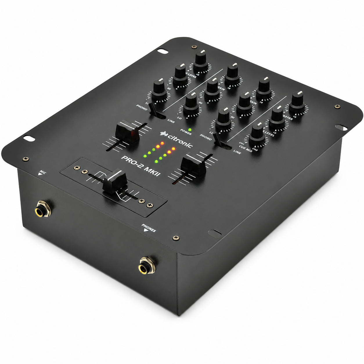 PRO2 MKII Compact Scratch 2 Channel DJ Mixer