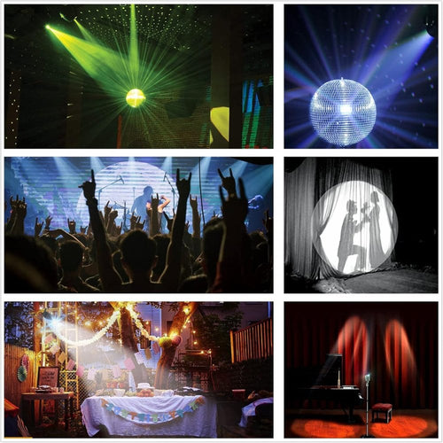 10W LED RGBW Spot Light Pinspot inc Remote
