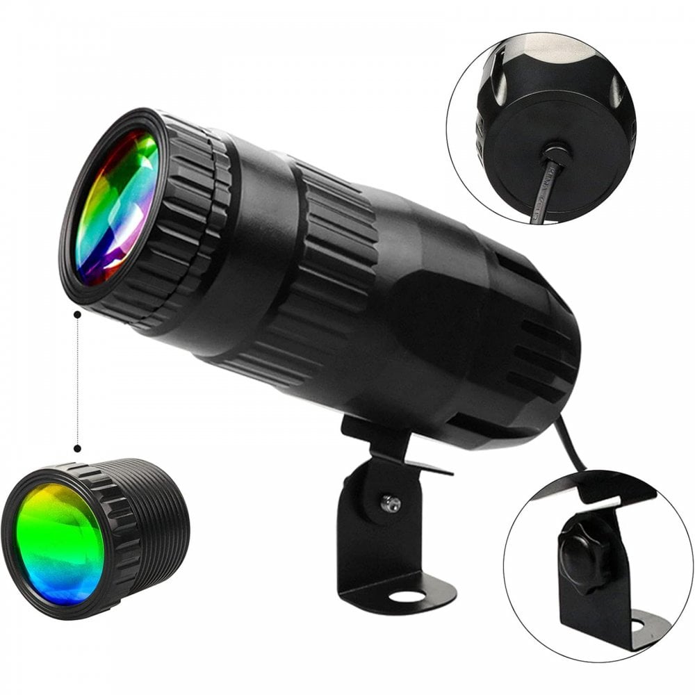 10W LED RGBW Spot Light Pinspot inc Remote