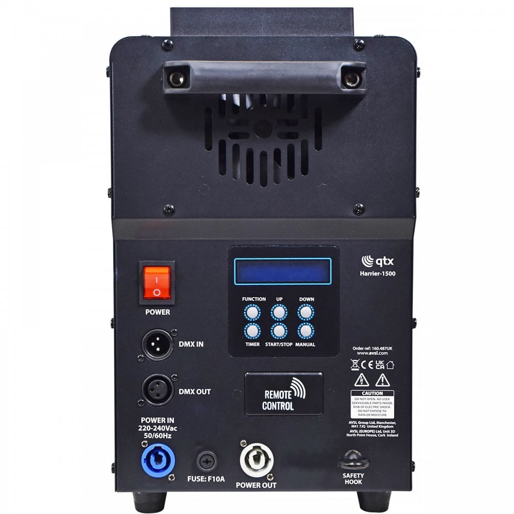 Vertical Fog Smoke Machine - Harrier 1500w inc 20L Fluid