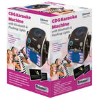 Karaoke Machine with Flashing Party Lights Package