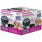 Karaoke Machine Boombox with Party Lights Package