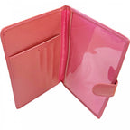 Pink Passport Holder and Wallet for Cash and Cards
