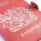Pink Passport Holder and Wallet for Cash and Cards