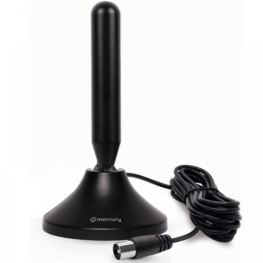 Portable UHF Mast Aerial for HDTV with Magnetic Base
