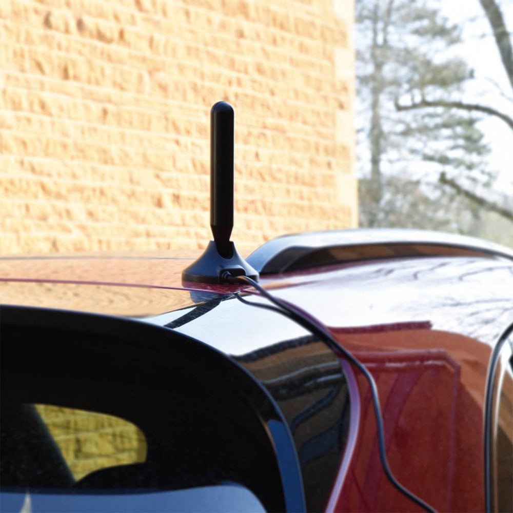 Portable UHF Mast Aerial for HDTV with Magnetic Base