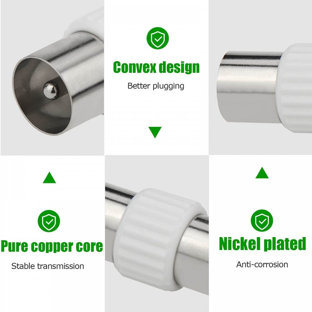 Coaxial Line Plug to Line Plug Coupler