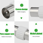 Coaxial Line Plug to Line Plug Coupler