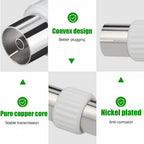 Coaxial Line Socket to Line Socket Coupler