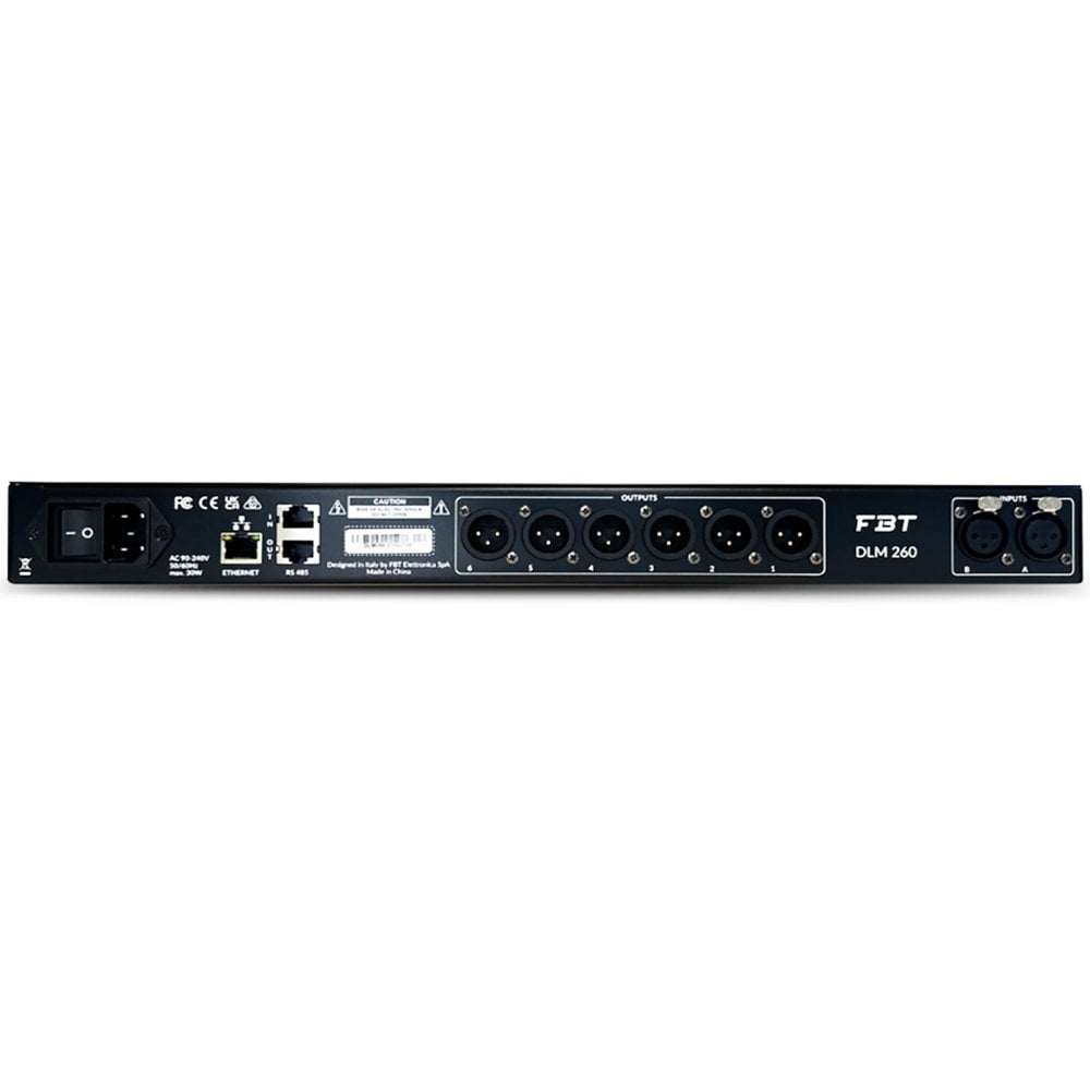 DLM 260 Digital Loudspeaker Management Processor  2 in  6 out