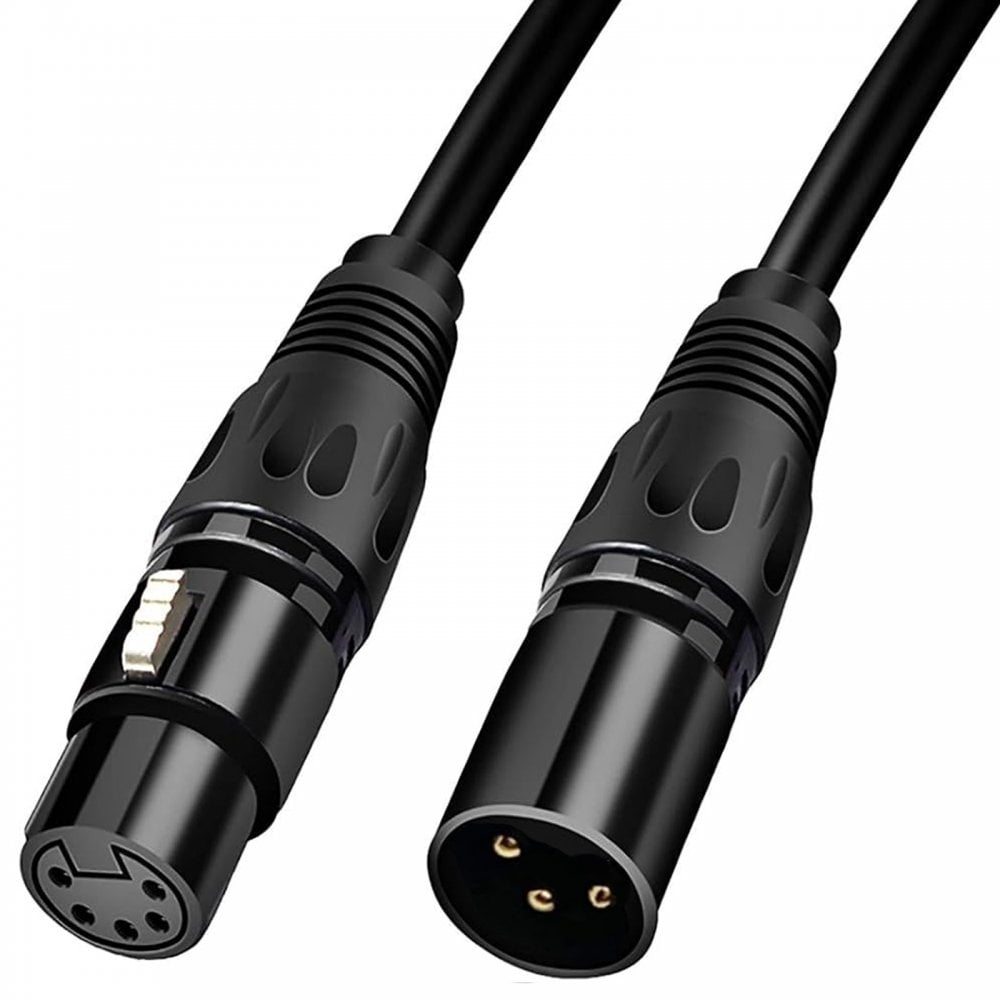 5-Pin Female to 3-Pin Male Adaptor DMX Converter