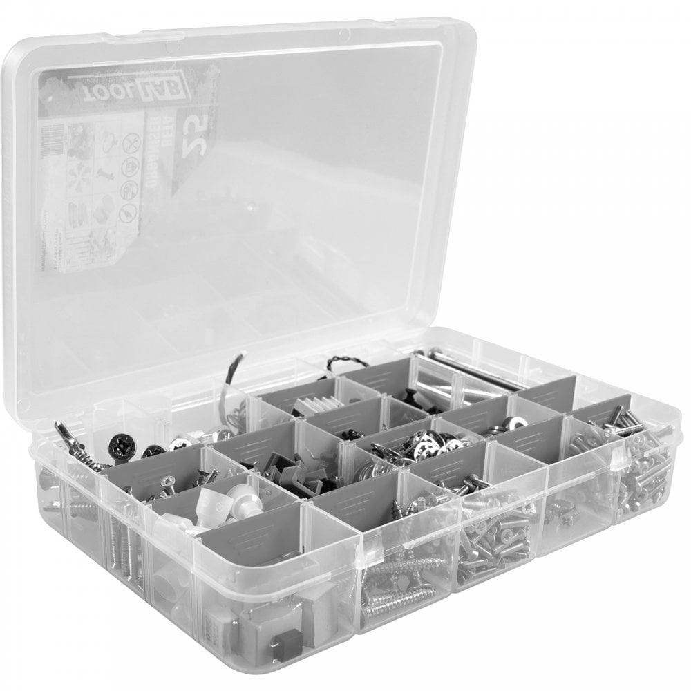 9" Beta Organiser 25 Compartment Polypropylene Box