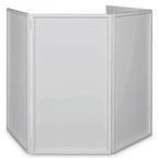 Foldable DJ Event Screen Inc Transport Case