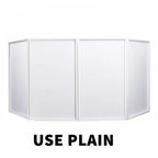 Foldable DJ Event Screen Inc Transport Case