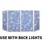 Foldable DJ Event Screen Inc Transport Case