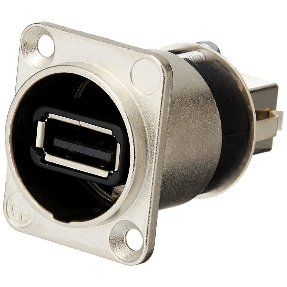 NAUSB-W USB A to B Chassis Panel Mount